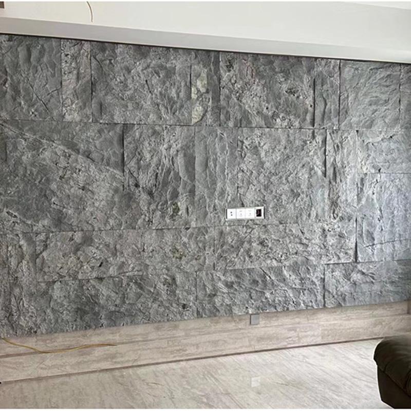 #sky blue quartzite wall